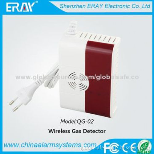 Heat & Photoelectric Smoke Alarm with red LED flash/433/315mhz
